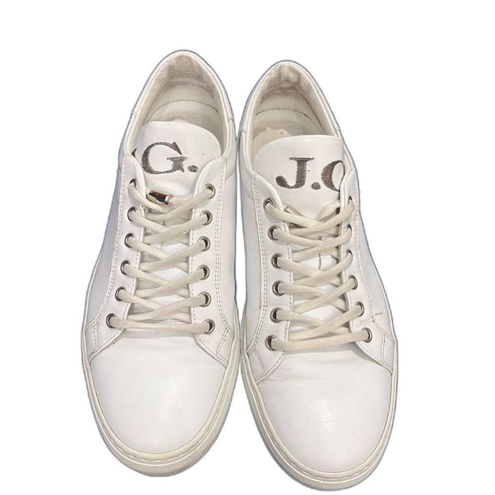 J.G. White Leather Women's Sneakers 41 10/10.5